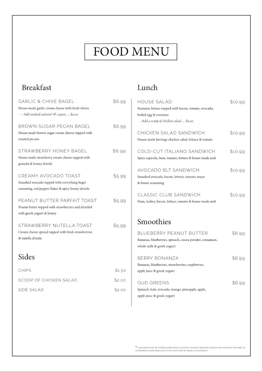 Menu Gūd Coffee Company-1